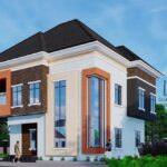 4 bedroom fully detached duplex building plan